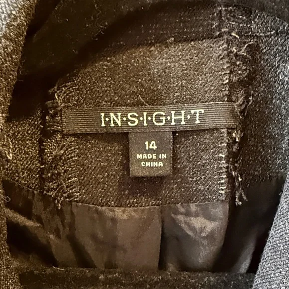 Insight Black Frayed Blazer - Picture 5 of 9